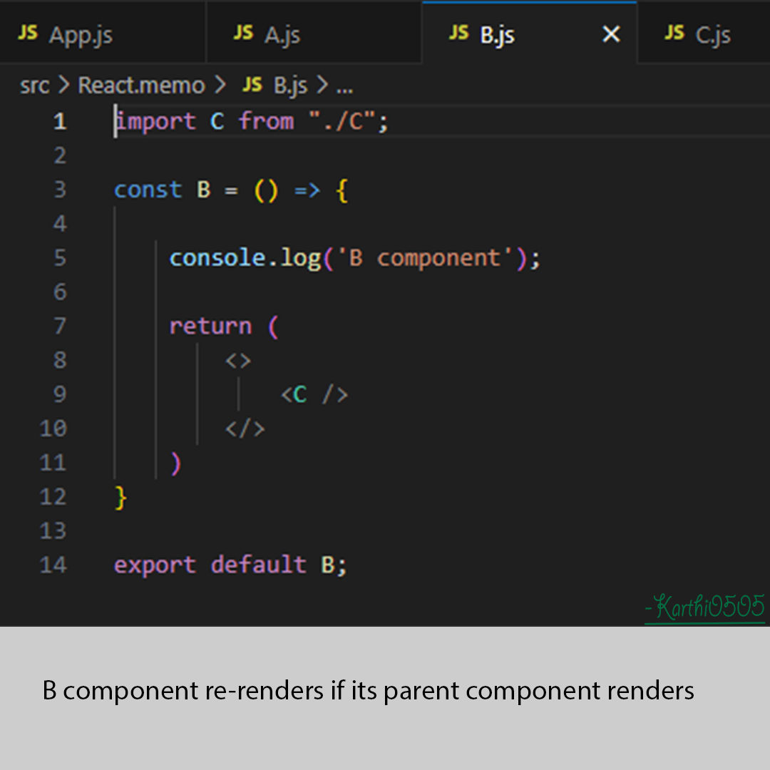 B component